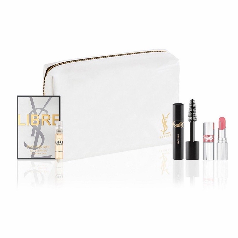 YSL cosmetic bag mascara Libre   Oil stick travel in box